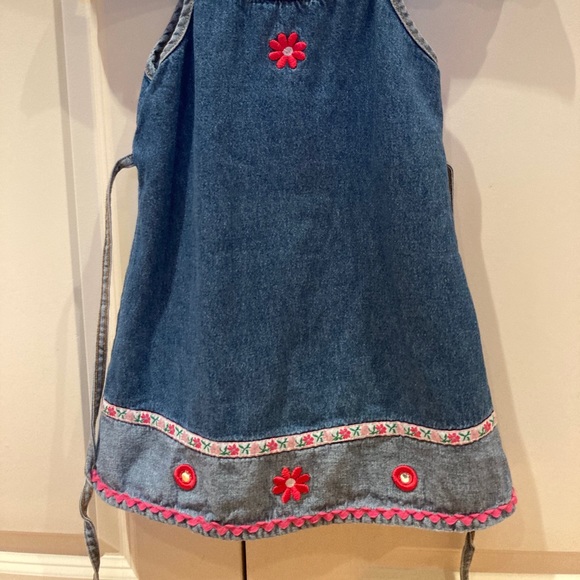 Vintage  Mirrored Floral Embroidered Denim… - Picture 4 of 16